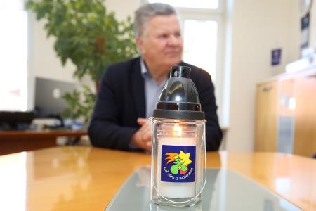 Obisk skavtov, Luč miru iz Betlehema 03 Foto Ljubo Vukelič